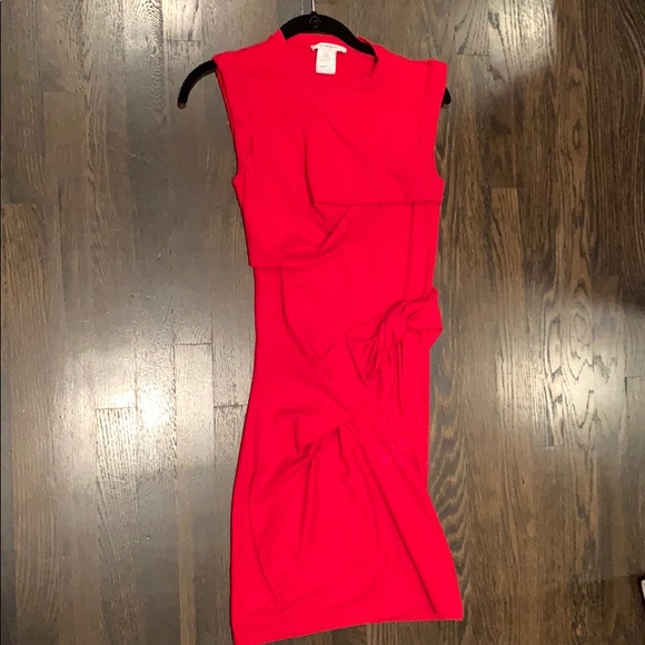 carven red dress